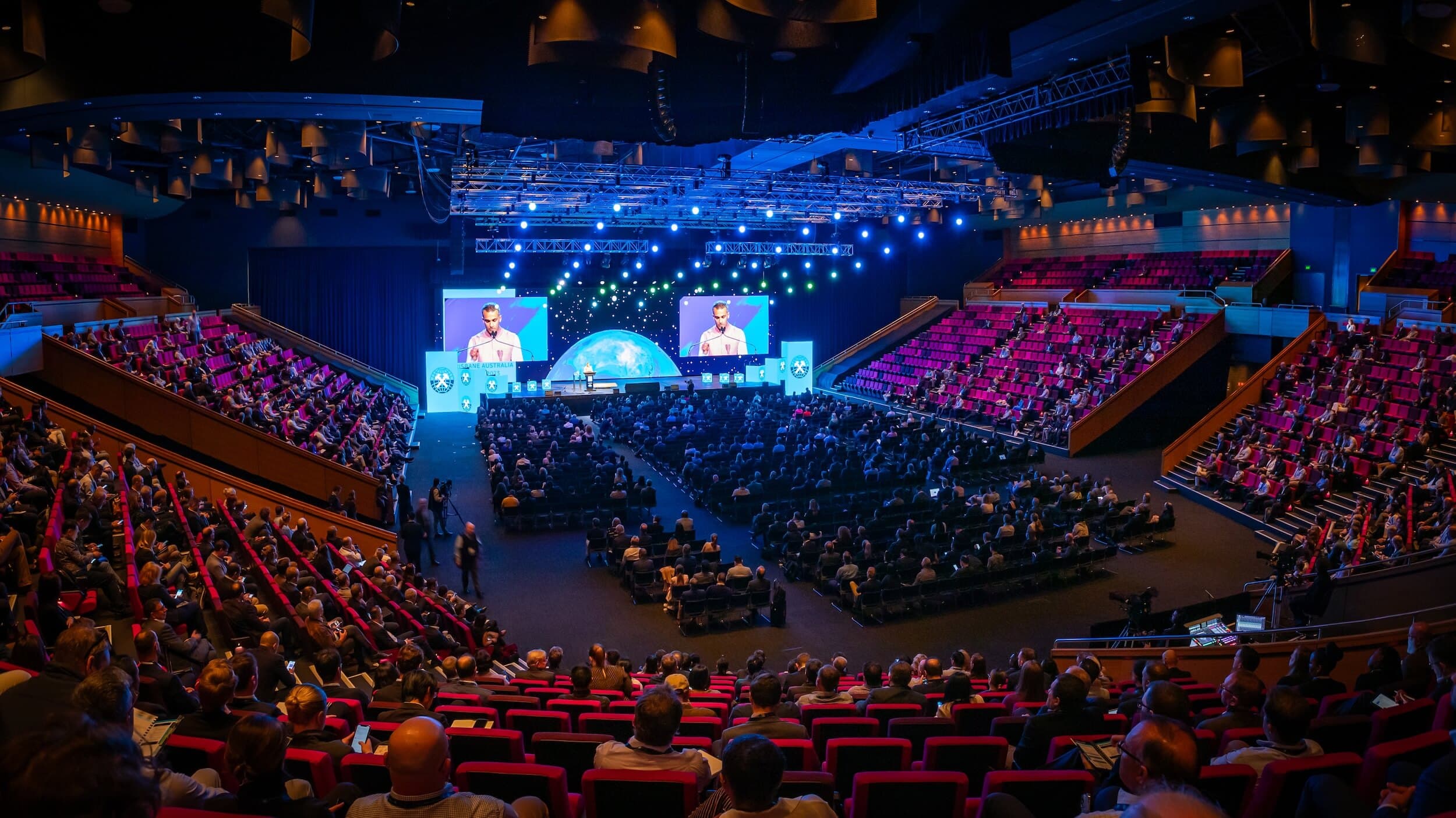 A large audience gathered at the World Mining Congress managed by ICMS Australasia.