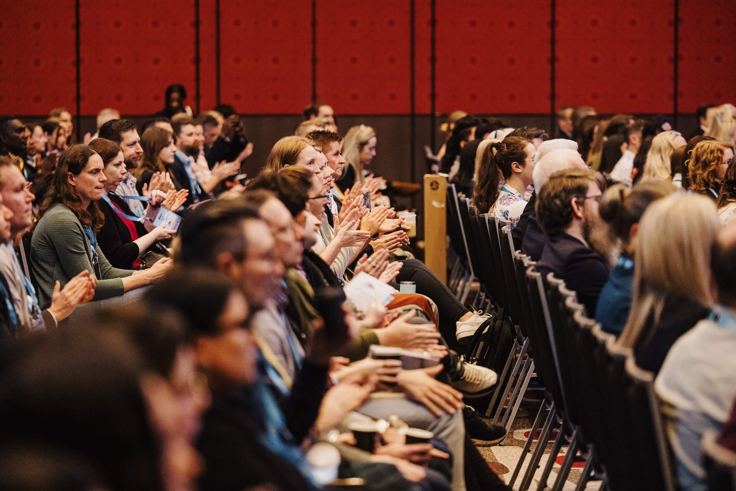Delegates sharing ideas at an ICMS Australasia-managed conference.