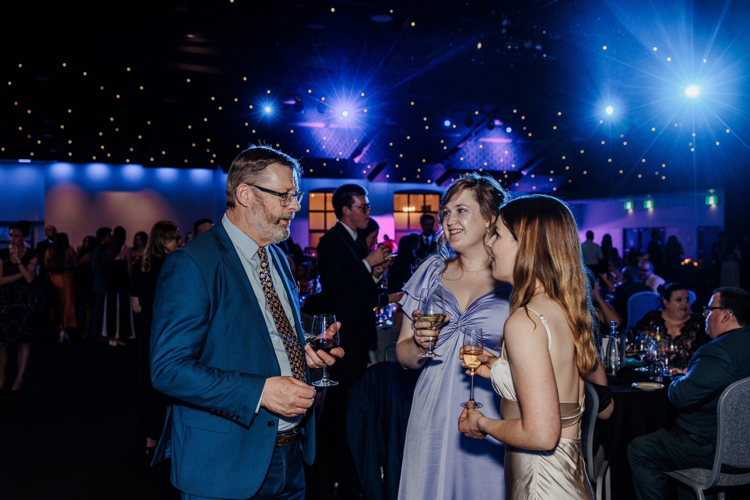 Guests celebrating at a special event produced by ICMS Australasia