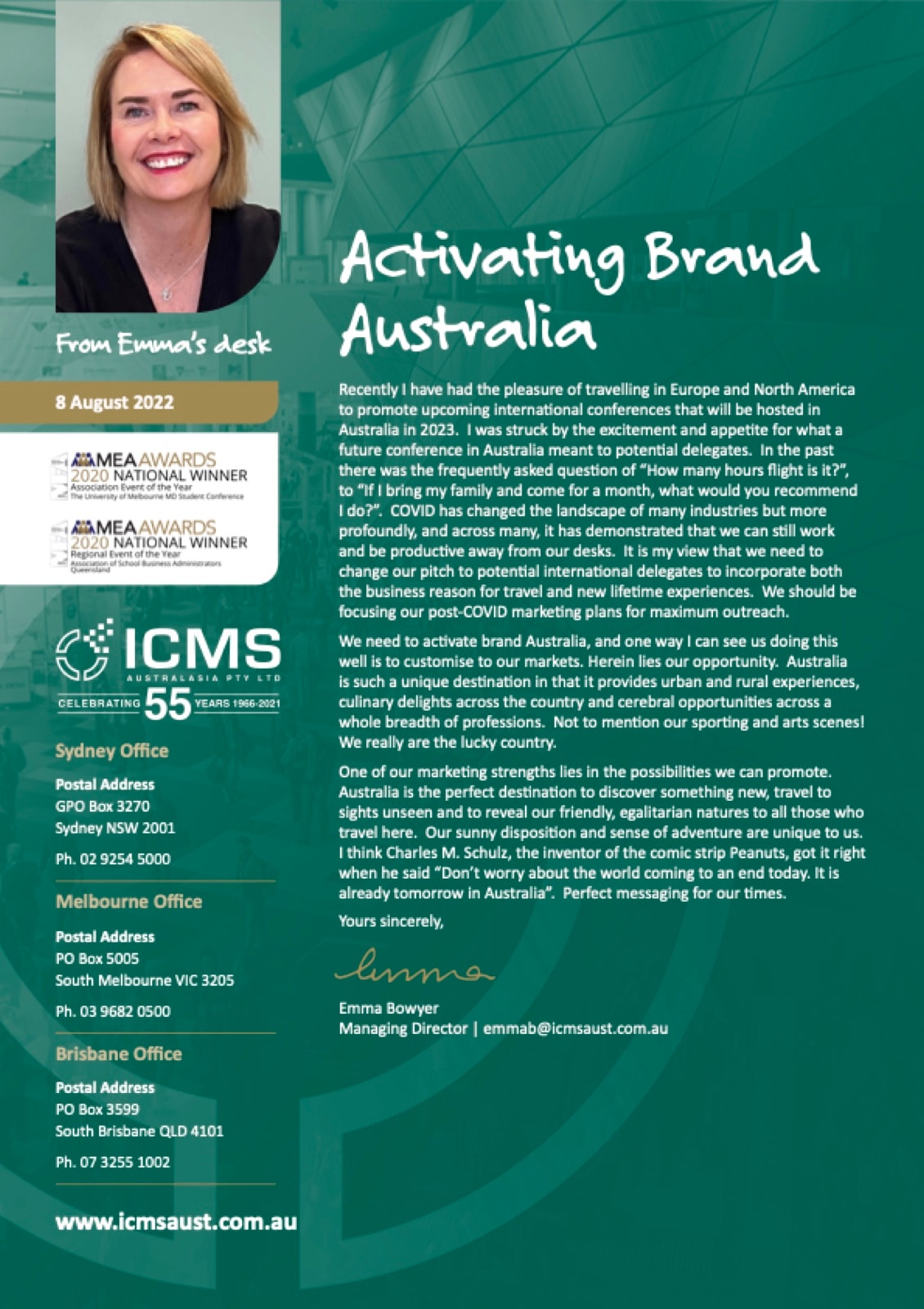 Cover of Activating brand Australia
