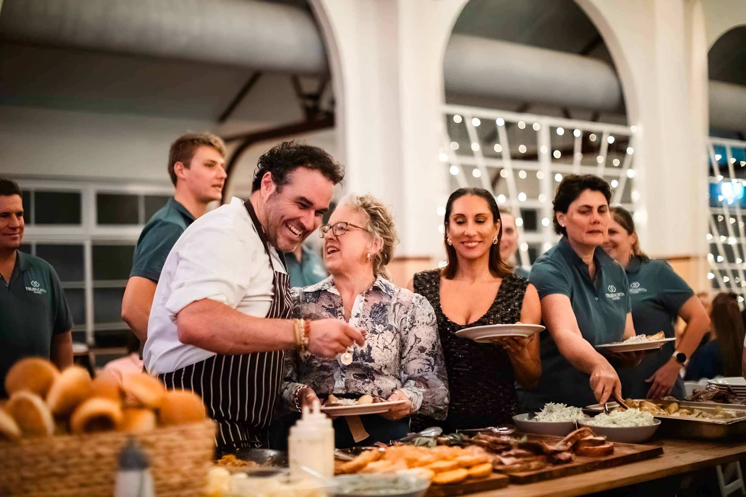 Guests connecting during an event managed by ICMS Australasia.