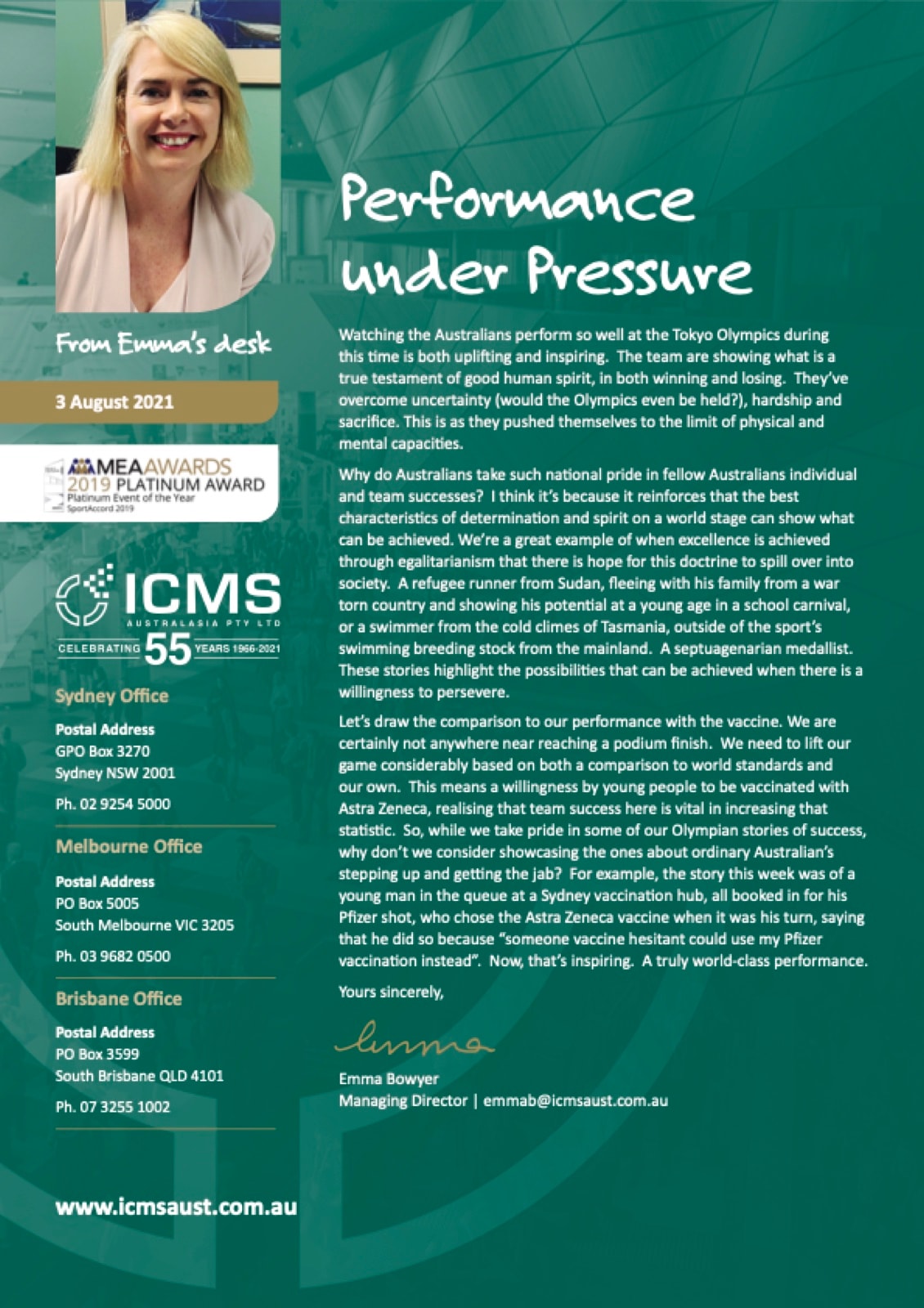 Cover of Performance under pressure