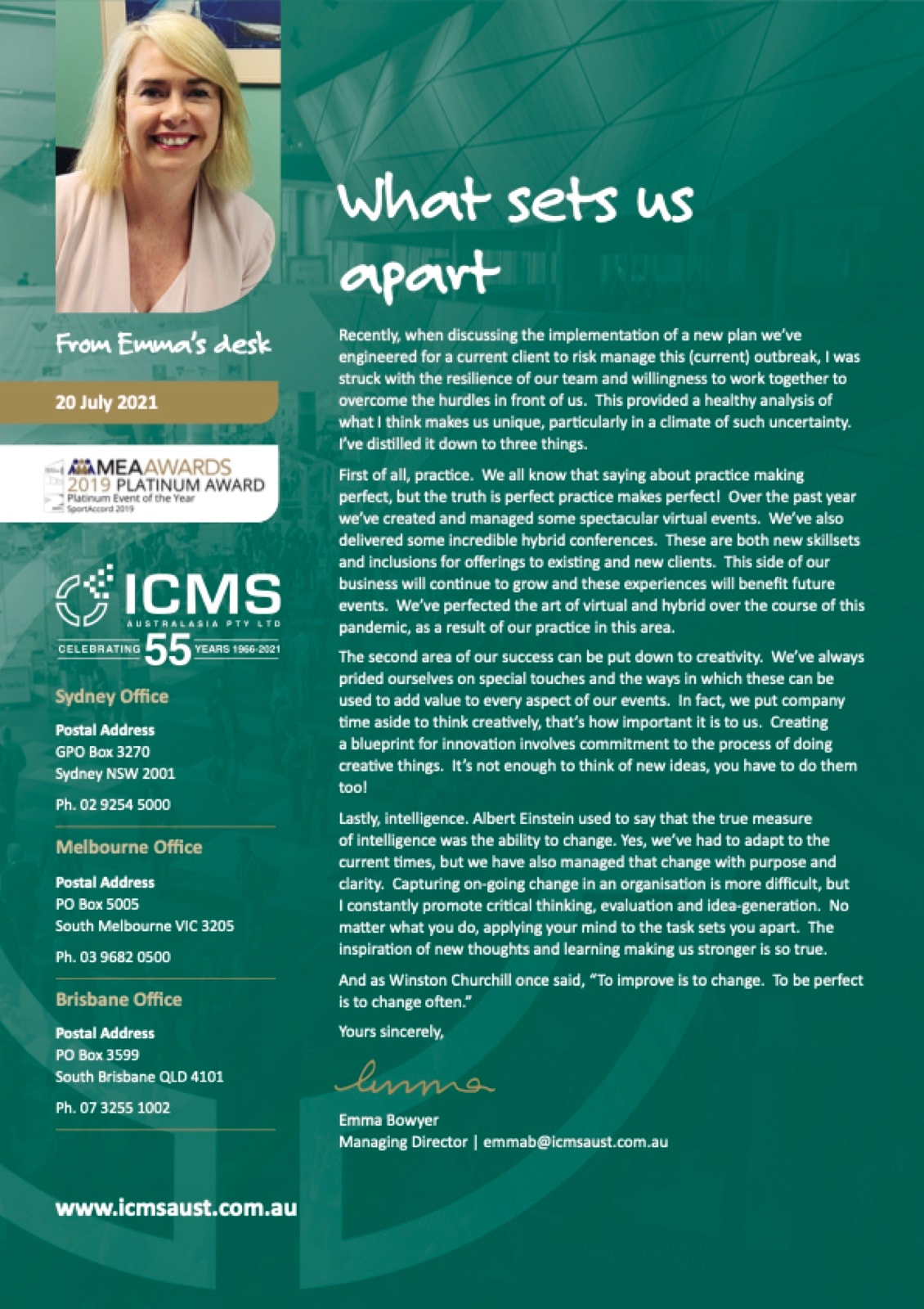 Cover of What sets us apart